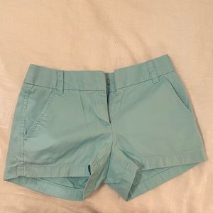 Blue chino shorts